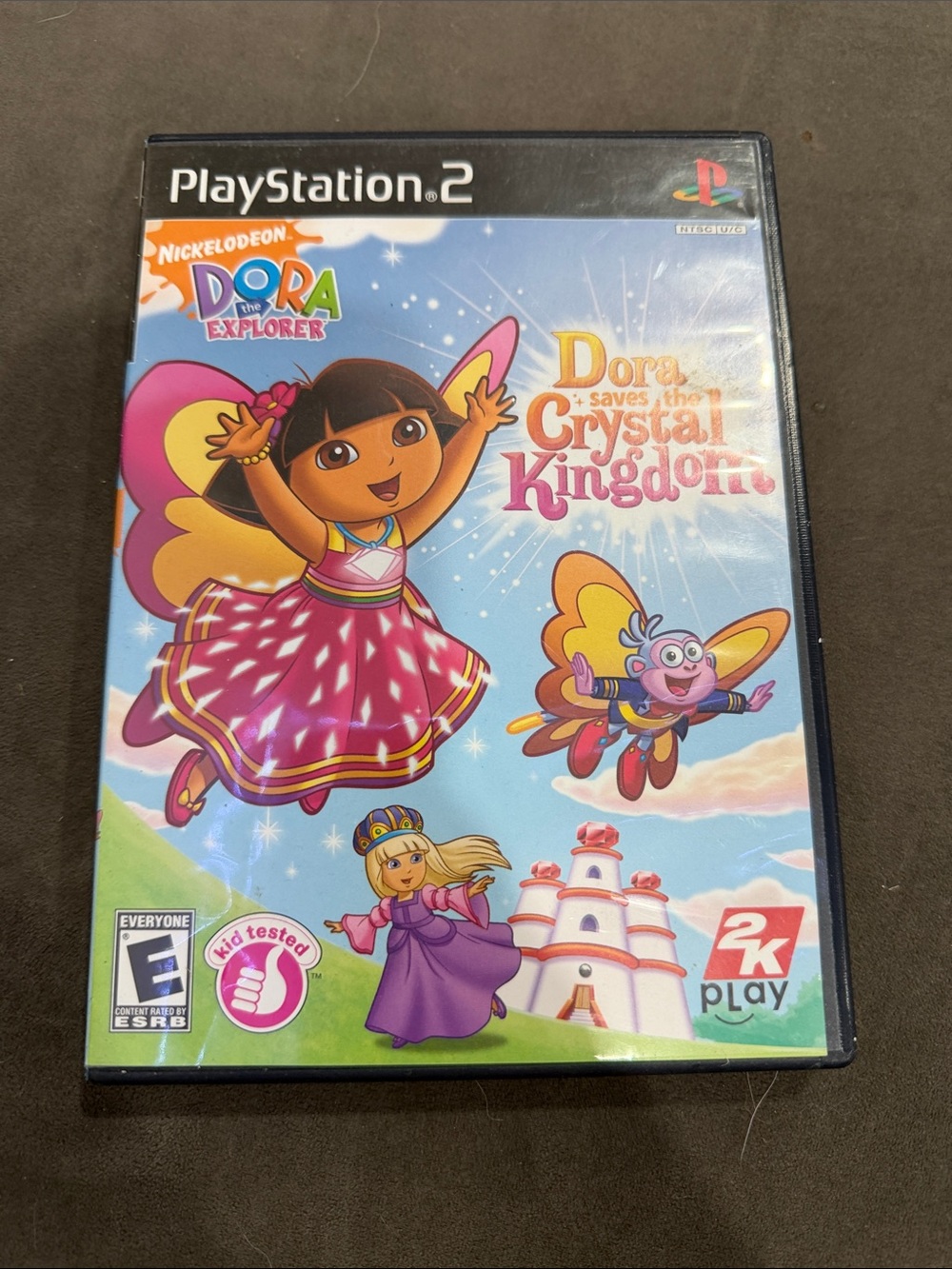 Sony PlayStation 2 Dora Saves the Crystal Kingdom - Pink / Blue